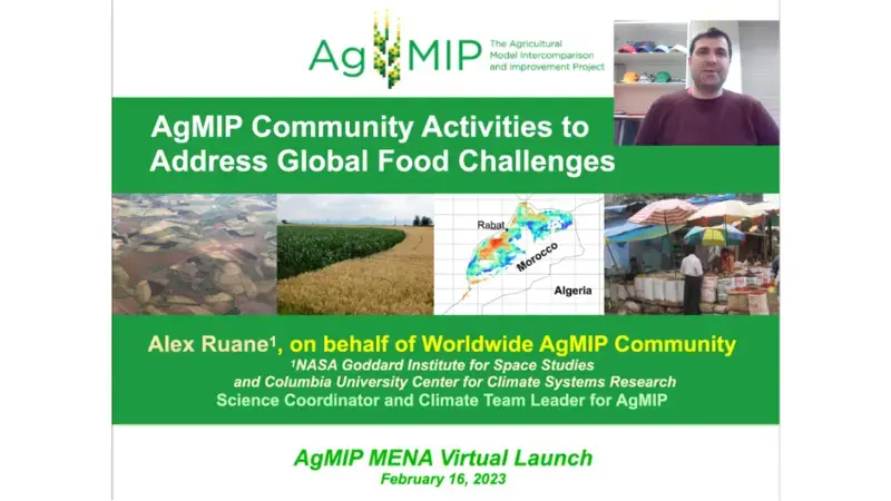 Introduction to AgMIP by Alex Ruane from NASA 