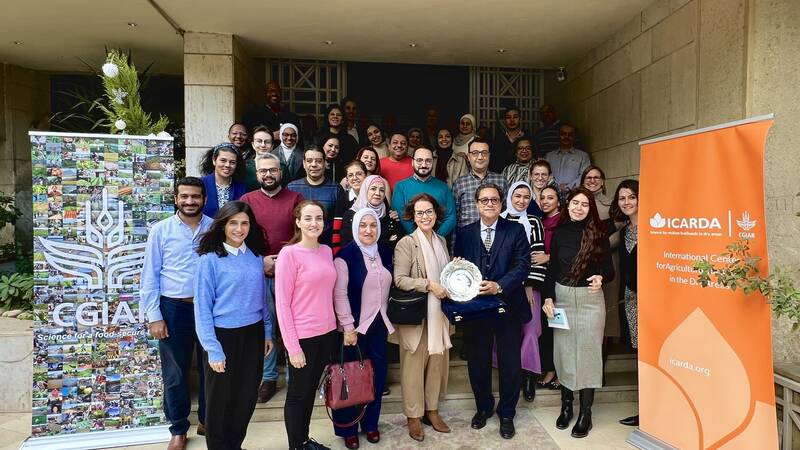 Dr. Ismahane Elouafi, CGIAR EMD, launches her tour of CGIAR Center HQs at ICARDA