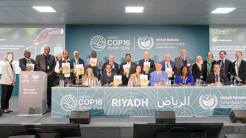 Dec 4, UNCCD COP16, Riyadh: ICARDA & ICRISAT launch CGIAR’s 2030 Global Strategy for Resilient Dryland