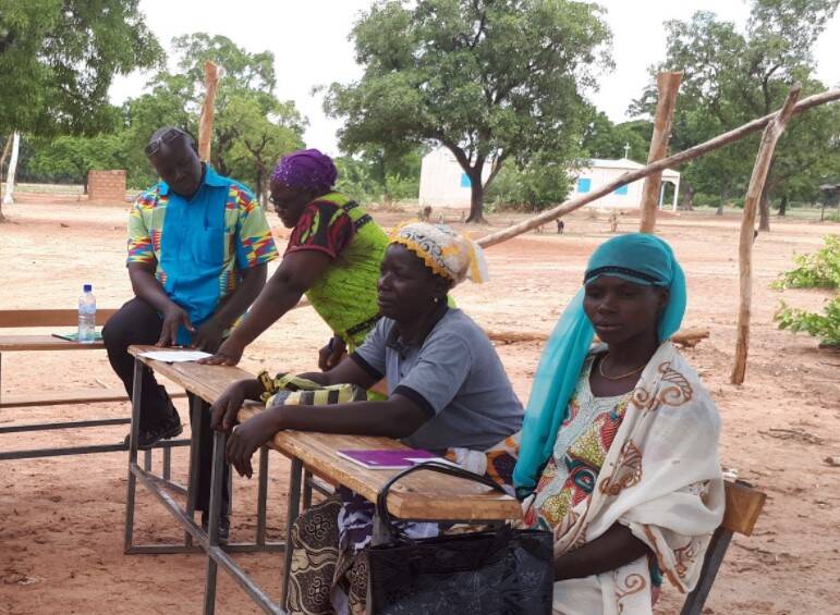 Female farmers in Houet, Burkina Faso Female farmers in Houet, Burkina Faso