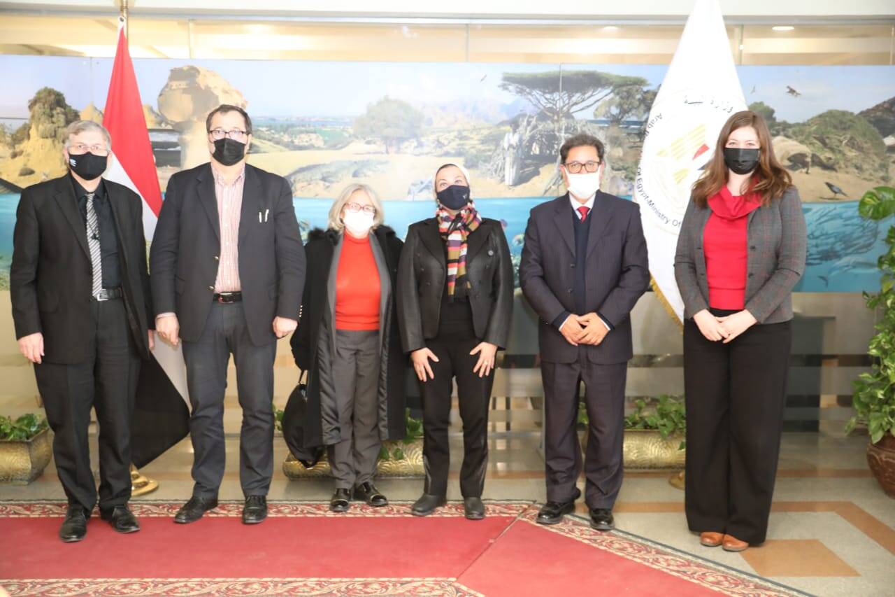 ICARDA's delegation with Egypt's Minister of Agriculture