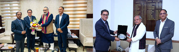 DIrecto General with Honorable ministers of Agriculture and Rural Development