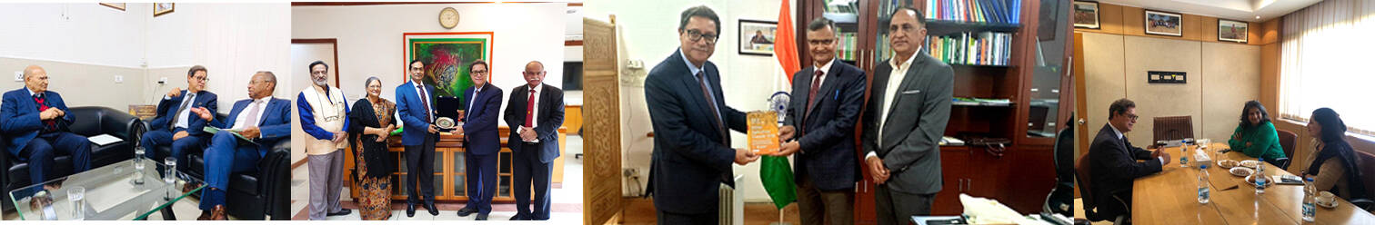 Director General with Partners in India