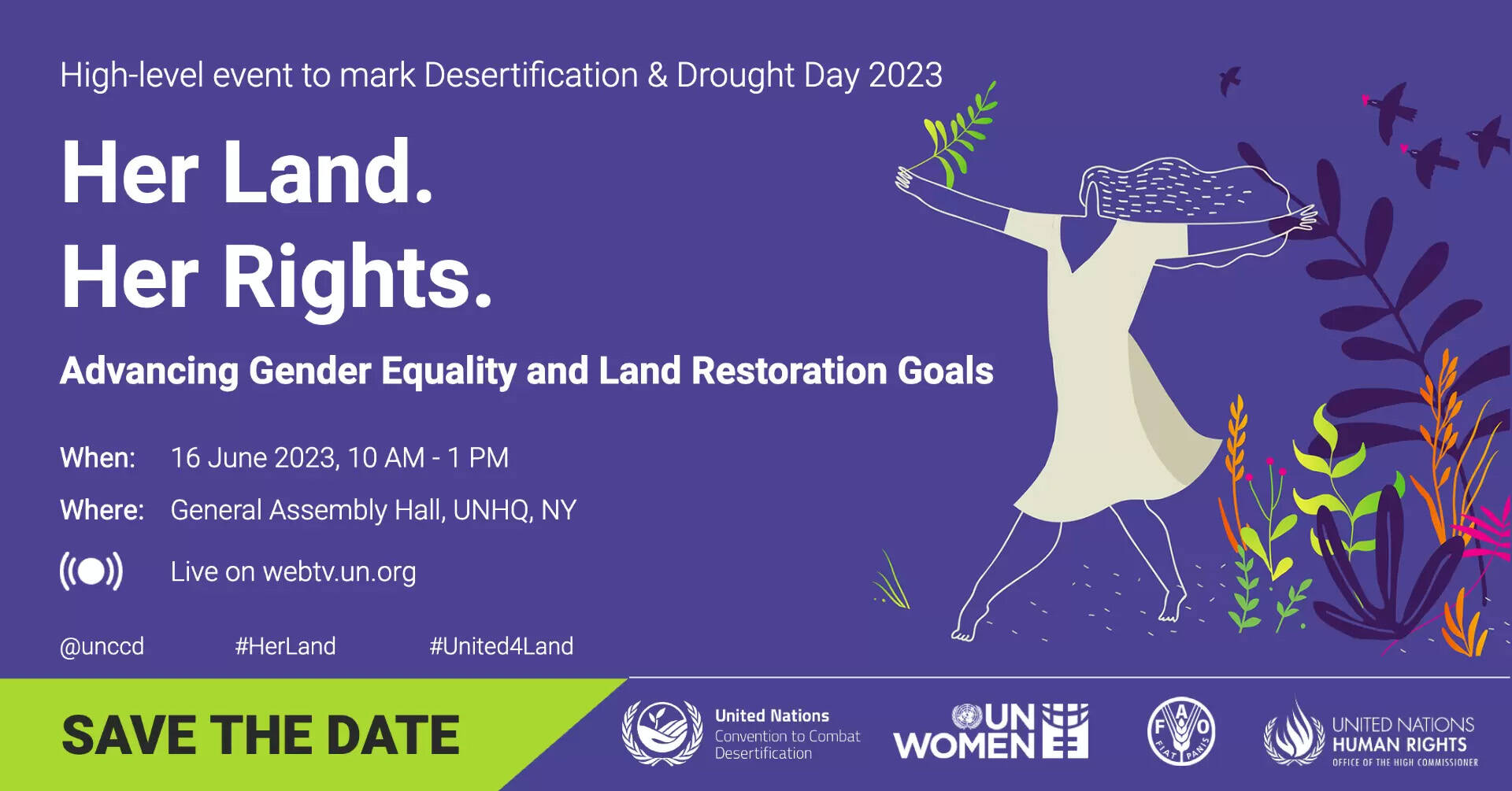 UN High Level Event to Mark Desertification & Drought Day UN High Level Event to Mark Desertification & Drought Day