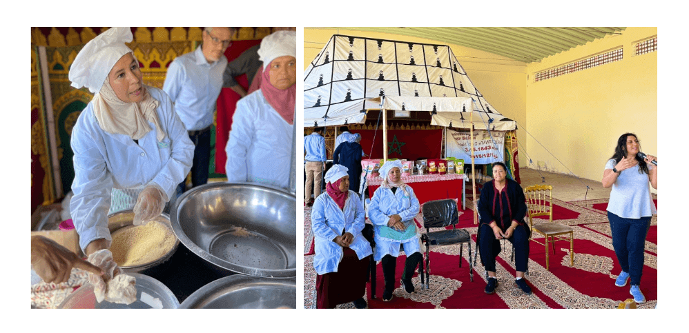 A local women's cooperative that ICARDA is supporting in improving quality accreditation and market access for their products