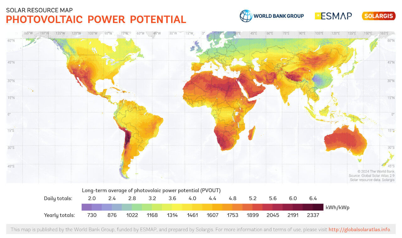 Photovoltaic power potential