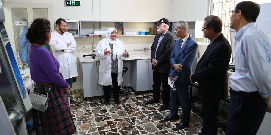 ICARDA Lab tour