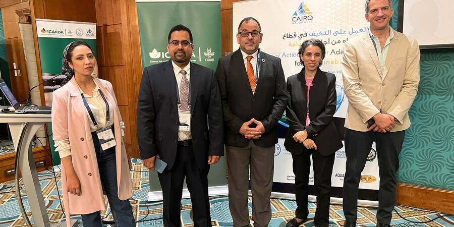 Cairo Water Week ICARDA delegation